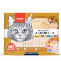 بستنی گربه ونپی اگلیسی نویس پک آسورت ۴ طعم( ۵۰ عدد)