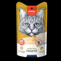 بستنی گربه ونپی (wanpy)پک آسورت ۲۵ تایی(انگلیسی نویس)