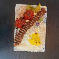 چلو کباب کوبیده درباری