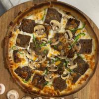 پیتزا سیر استیک ایتالیایی ۲نفره (۳۲سانتی متری)