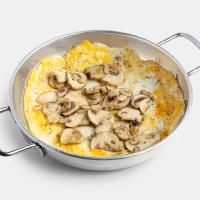 نیمرو با قارچ دو نفره (4 عدد تخم مرغ)