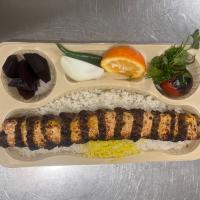 چلو کباب کوبیده نگینی