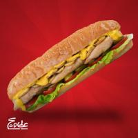 ساندویچ مرغ با قارچ و پنیر