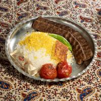 چلو کباب کوبیده معمولی