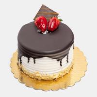 کیک دو نفره ساده وانیلی