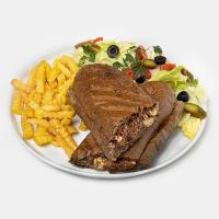 ساندویچ مرغ و اسفناج