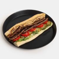 دبل برگر با قارچ و پنیر پیتزا