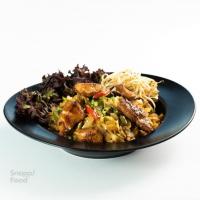 اگ نودل 150 گرم گوشت استیک