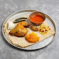 خوراک مرغ سرخ شده ران