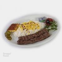 چلو کباب کوبیده (برنج پاکستانی)
