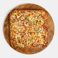 پیتزا استیک مرغ آمریکایی دو نفره