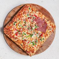 پیتزا بیکن گوشت آمریکایی دو نفره