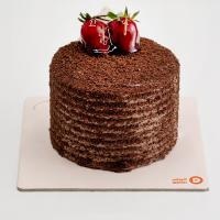 کیک دونفره شکلاتی