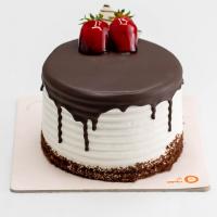 کیک دونفره ساده وانیلی