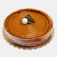 چیز کیک گرد کارامل