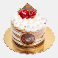 کیک دونفره مغزدار وانیلی