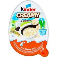 شکلات کرمی کیندر با برنج کریسپی