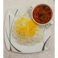 چلو خورشت هویج