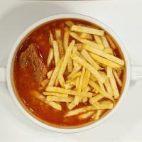 چلو خورشت قیمه سیب زمینی