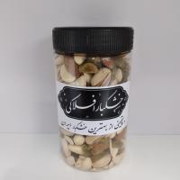 بادام هندی خام+پسته خام+بادام درختی خام+تخمه کدو خام+کشمش سبز قوطی