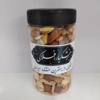آجیل سه مغز شور (فندق) + تخمه کدو نمکی قوطی