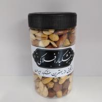 آجیل سه مغز شور(فندق) + تخمه کدو دو آتیشه قوطی