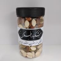 آجیل 3 مغز خام + کشمش سبز + تخمه کدو خام قوطی