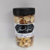 آجیل چهار مغز شور + تخمه کدو نمکی قوطی