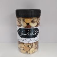 آجیل چهار مغز خام+انجیر قوطی