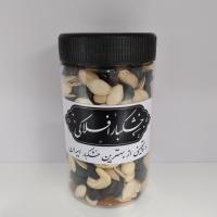 بادام هندی خام+پسته خام+بادام درختی خام+تخمه کدوخام+مویز افغان قوطی