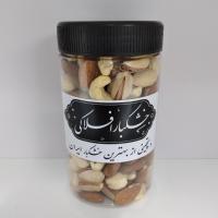 بادام هندی خام + پسته خام + بادام درختی خام قوطی