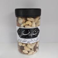 بادام هندی خام+پسته خام+بادام درختی خام+تخمه کدو خام+مویز ایرانی قوطی