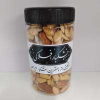 آجیل سه مغز شور (هندی) + تخمه کدو دو آتیشه قوطی