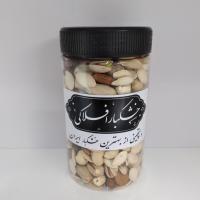بادام هندی خام+پسته خام+بادام درختی خام+تخمه کدو قوطی
