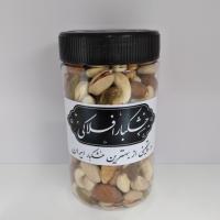 آجیل گردو نوع 2+ کشمش سبز قوطی