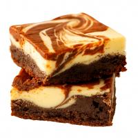 کیک ماربل براونی پنیری