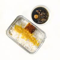 چلو خورشت قورمه سبزی