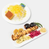 چلو جوجه کباب زعفرانی مخصوص (350 گرمی)