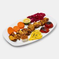 خوراک جوجه کباب ران زعفرانی