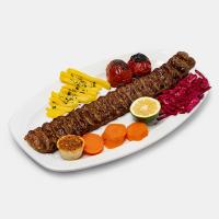 خوراک کباب لقمه زعفرانی