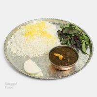 چلو خورشت قورمه سبزی اقتصادی