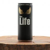 نوشیدنی انرژی زا قوطی هپی لایف مشکی