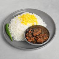 چلو خورشت قورمه سبزی اقتصادی