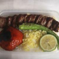 چلو کباب لقمه زعفرانی اقتصادی