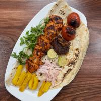 جوجه کباب اسپایسی با دورچین