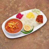 چلو خورشت قیمه سیب زمینی اقتصادی
