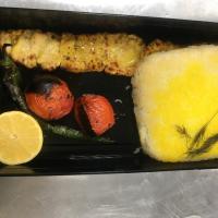 چلو جوجه کباب بدون استخوان