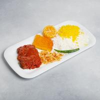 چلو کباب تابه ای