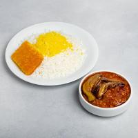 چلو خورشت قیمه بادمجان