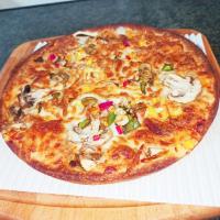 پیتزا قارچ و گوشت (8 اینچی)